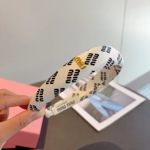 Wholesale MIU MIU Headband For Women #1415044 $27.00 USD, Wholesale Quality Replica MIU MIU Headband