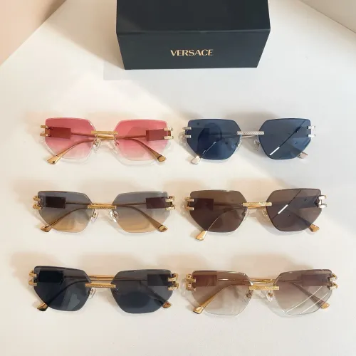 Replica Versace AAA Quality Sunglasses #1415096 $60.00 USD for Wholesale