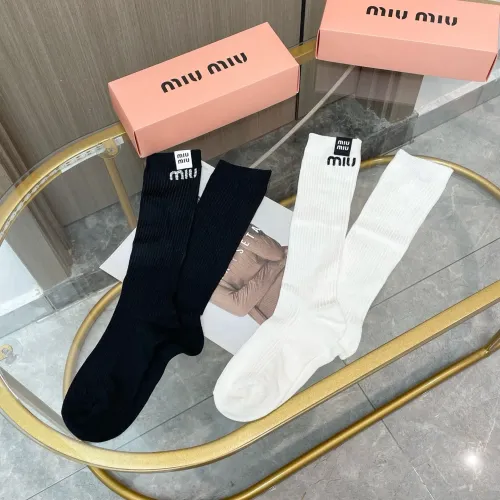 Wholesale MIU MIU Socks #1415139 $29.00 USD, Wholesale Quality Replica MIU MIU Socks