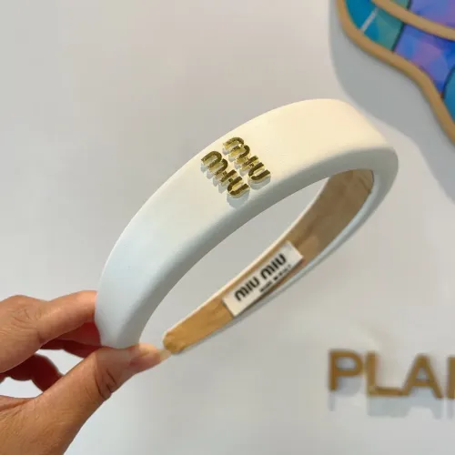 Wholesale MIU MIU Headband For Women #1415153 $27.00 USD, Wholesale Quality Replica MIU MIU Headband