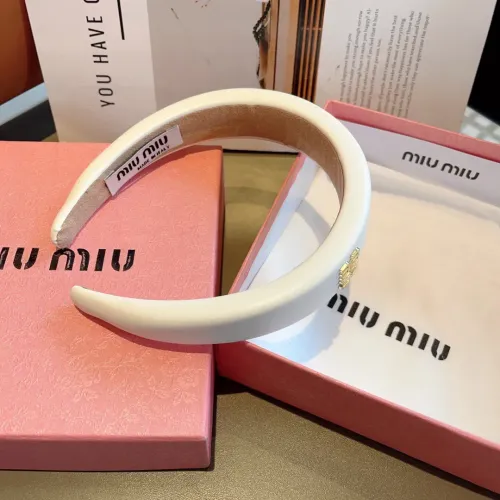 Replica MIU MIU Headband For Women #1415153 $27.00 USD for Wholesale