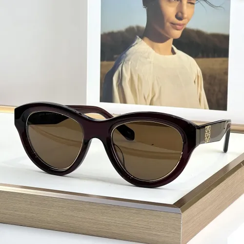 Wholesale LOEWE AAA Quality Sunglasses #1415228 $60.00 USD, Wholesale Quality Replica LOEWE AAA Quality Sunglasses