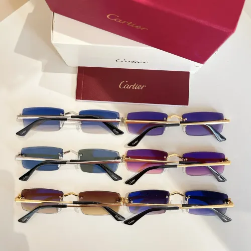 Replica Cartier AAA Quality Sunglassess #1415335 $60.00 USD for Wholesale