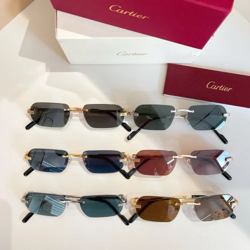 Replica Cartier AAA Quality Sunglassess #1415350 $60.00 USD for Wholesale