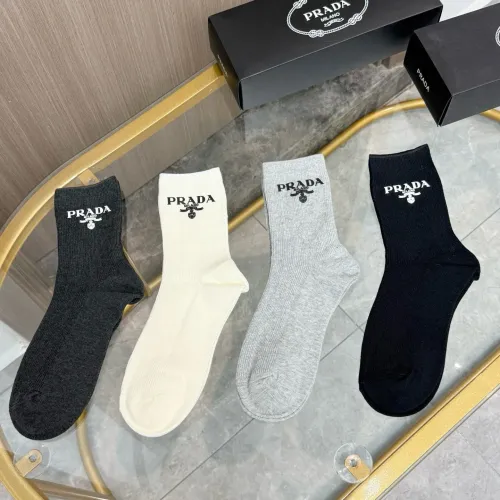 Wholesale Prada Socks #1415568 $29.00 USD, Wholesale Quality Replica Prada Socks