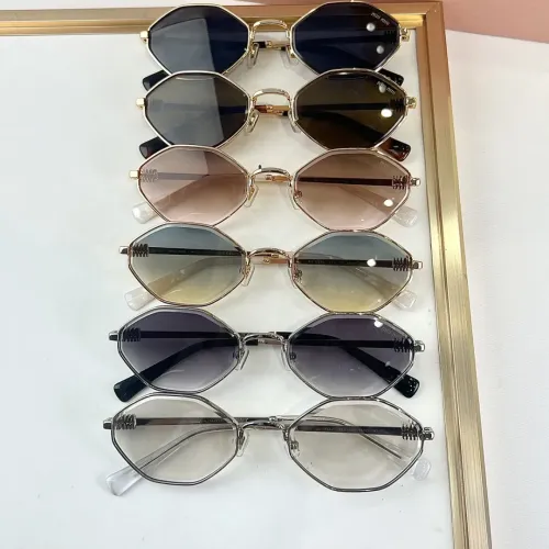 Replica MIU MIU AAA Quality Sunglasses #1415599 $60.00 USD for Wholesale