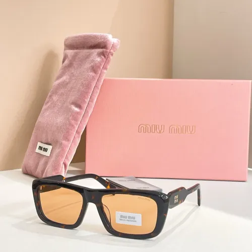 Wholesale MIU MIU AAA Quality Sunglasses #1415653 $64.00 USD, Wholesale Quality Replica MIU MIU AAA Sunglasses