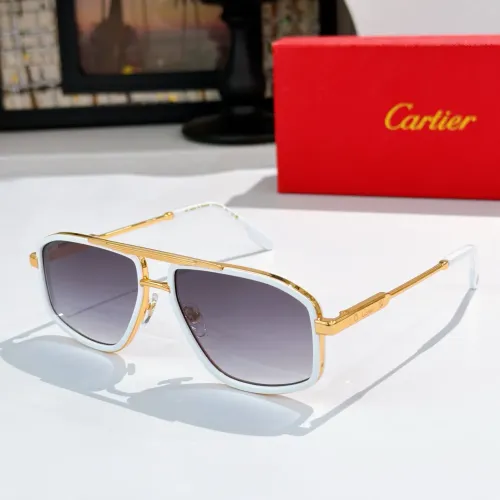 Wholesale Cartier AAA Quality Sunglassess #1415729 $64.00 USD, Wholesale Quality Replica Cartier AAA Quality Sunglassess