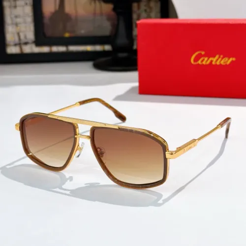 Wholesale Cartier AAA Quality Sunglassess #1415734 $64.00 USD, Wholesale Quality Replica Cartier AAA Quality Sunglassess