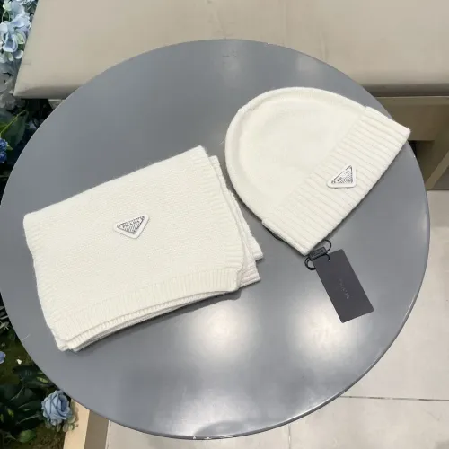 Replica Prada Hat and Scarf Set #1415786 $64.00 USD for Wholesale