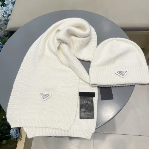 Replica Prada Hat and Scarf Set #1415786 $64.00 USD for Wholesale