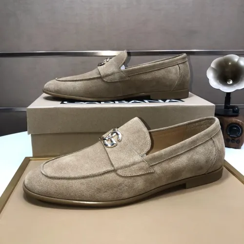 Replica Dolce & Gabbana D&G Leather Shoes For Men #1415791 $98.00 USD for Wholesale