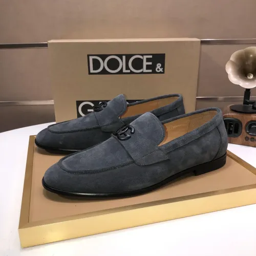 Wholesale Dolce &amp; Gabbana D&amp;G Leather Shoes For Men #1415794 $98.00 USD, Wholesale Quality Replica Dolce &amp; Gabbana D&amp;G Leather Shoes