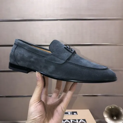Replica Dolce & Gabbana D&G Leather Shoes For Men #1415794 $98.00 USD for Wholesale