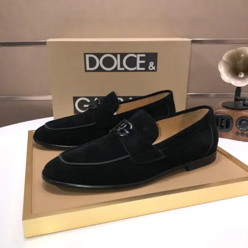 Wholesale Dolce &amp; Gabbana D&amp;G Leather Shoes For Men #1415795 $98.00 USD, Wholesale Quality Replica Dolce &amp; Gabbana D&amp;G Leather Shoes