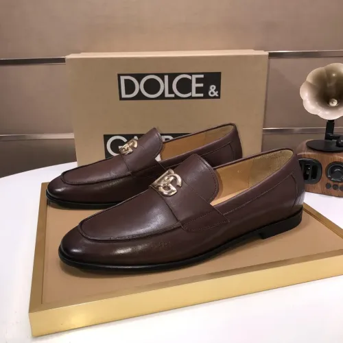 Wholesale Dolce &amp; Gabbana D&amp;G Leather Shoes For Men #1415796 $98.00 USD, Wholesale Quality Replica Dolce &amp; Gabbana D&amp;G Leather Shoes