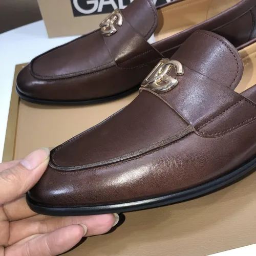 Replica Dolce & Gabbana D&G Leather Shoes For Men #1415796 $98.00 USD for Wholesale