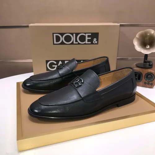 Wholesale Dolce &amp; Gabbana D&amp;G Leather Shoes For Men #1415797 $98.00 USD, Wholesale Quality Replica Dolce &amp; Gabbana D&amp;G Leather Shoes