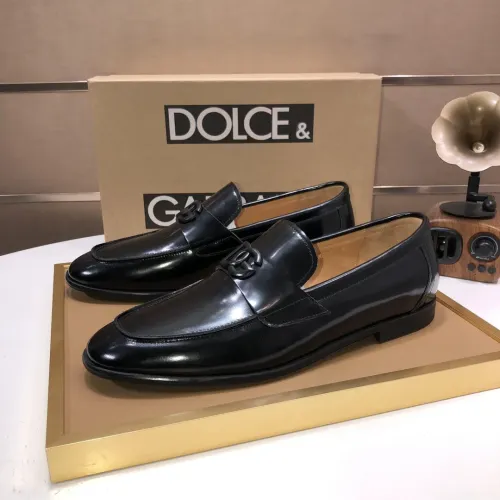 Wholesale Dolce &amp; Gabbana D&amp;G Leather Shoes For Men #1415798 $98.00 USD, Wholesale Quality Replica Dolce &amp; Gabbana D&amp;G Leather Shoes