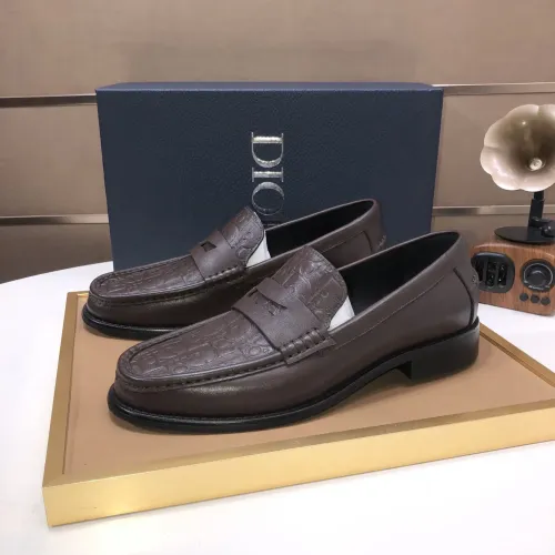 Wholesale Christian Dior Leather Shoes For Men #1415799 $100.00 USD, Wholesale Quality Replica Christian Dior Leather Shoes