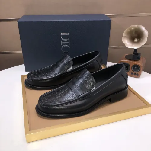 Wholesale Christian Dior Leather Shoes For Men #1415800 $100.00 USD, Wholesale Quality Replica Christian Dior Leather Shoes