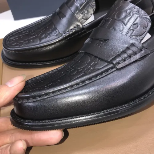 Replica Christian Dior Leather Shoes For Men #1415800 $100.00 USD for Wholesale