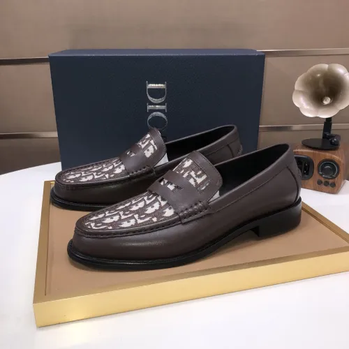 Wholesale Christian Dior Leather Shoes For Men #1415801 $100.00 USD, Wholesale Quality Replica Christian Dior Leather Shoes