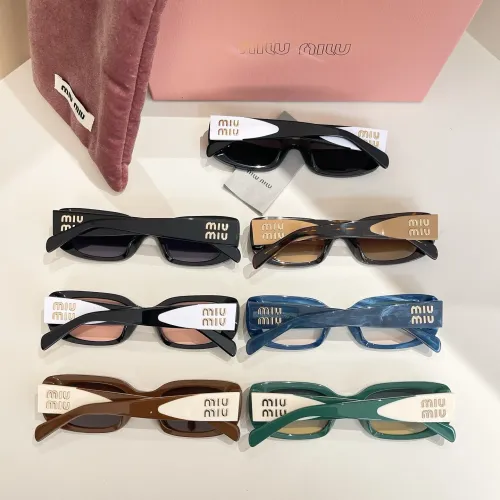 Replica MIU MIU AAA Quality Sunglasses #1415936 $60.00 USD for Wholesale