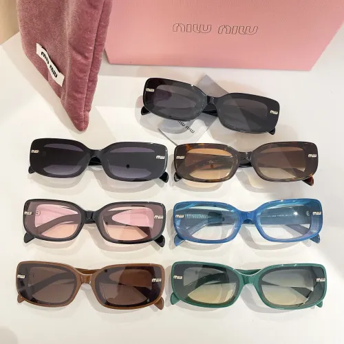Replica MIU MIU AAA Quality Sunglasses #1415940 $60.00 USD for Wholesale