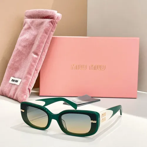 Wholesale MIU MIU AAA Quality Sunglasses #1415941 $60.00 USD, Wholesale Quality Replica MIU MIU AAA Sunglasses