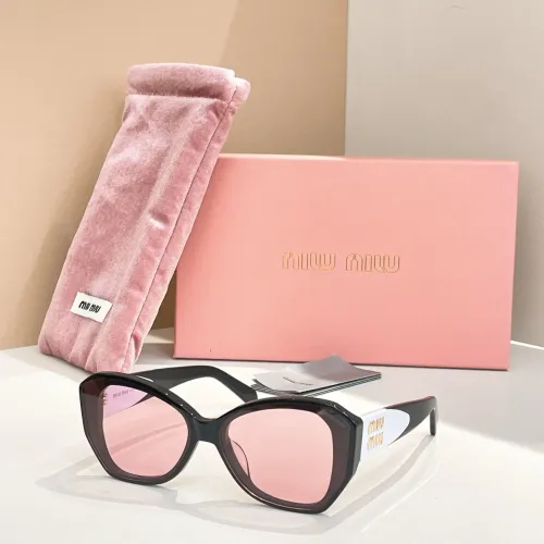 Wholesale MIU MIU AAA Quality Sunglasses #1415942 $60.00 USD, Wholesale Quality Replica MIU MIU AAA Sunglasses