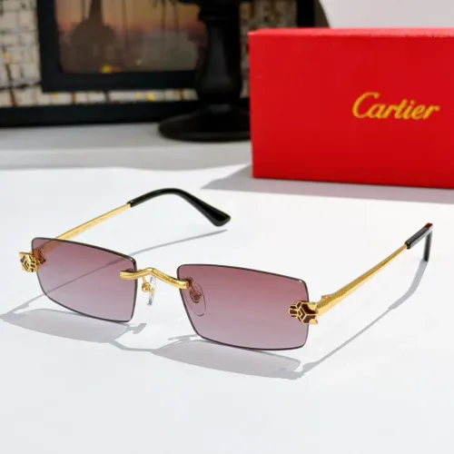 Wholesale Cartier AAA Quality Sunglassess #1415981 $60.00 USD, Wholesale Quality Replica Cartier AAA Quality Sunglassess