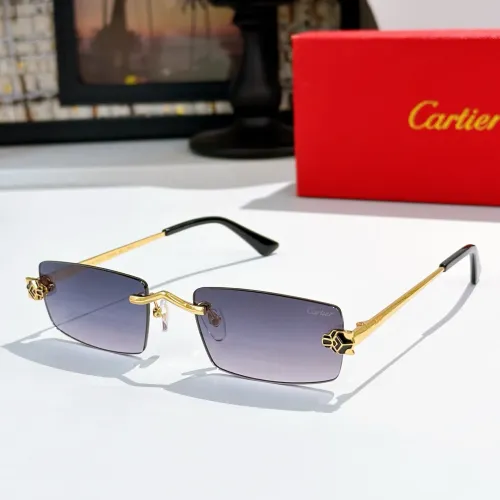 Wholesale Cartier AAA Quality Sunglassess #1415983 $60.00 USD, Wholesale Quality Replica Cartier AAA Quality Sunglassess