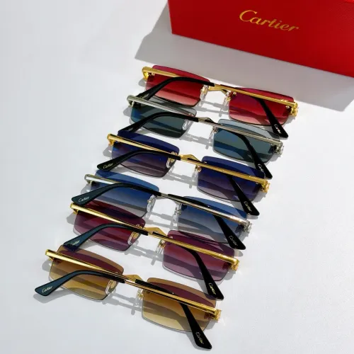 Replica Cartier AAA Quality Sunglassess #1415984 $60.00 USD for Wholesale