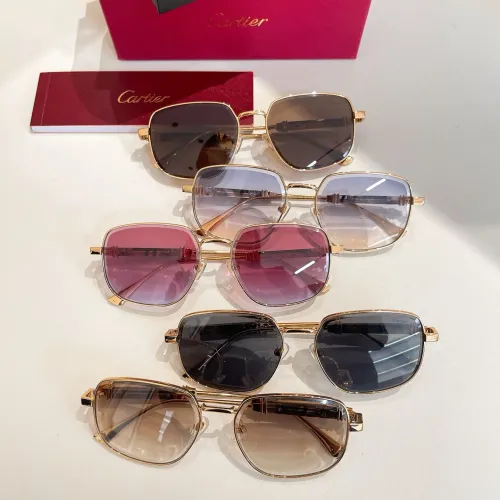 Replica Cartier AAA Quality Sunglassess #1415995 $60.00 USD for Wholesale
