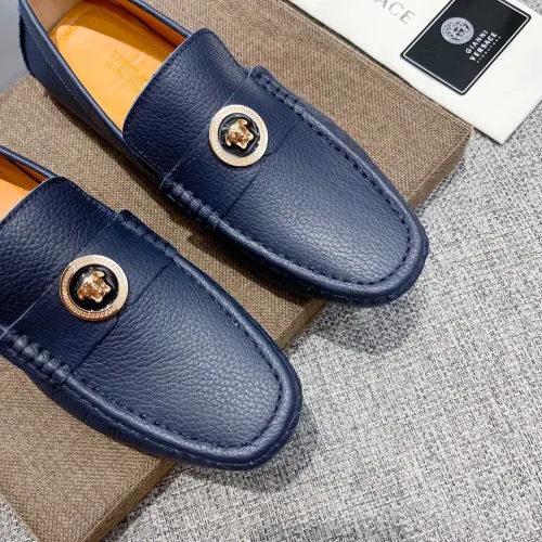 Replica Versace Leather Shoes For Men #1416055 $85.00 USD for Wholesale