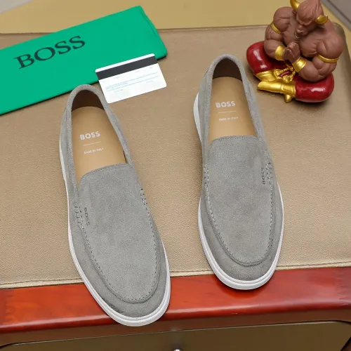 Replica Boss Leather Shoes For Men #1416085 $85.00 USD for Wholesale