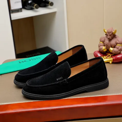 Wholesale Boss Leather Shoes For Men #1416089 $85.00 USD, Wholesale Quality Replica Boss Leather Shoes