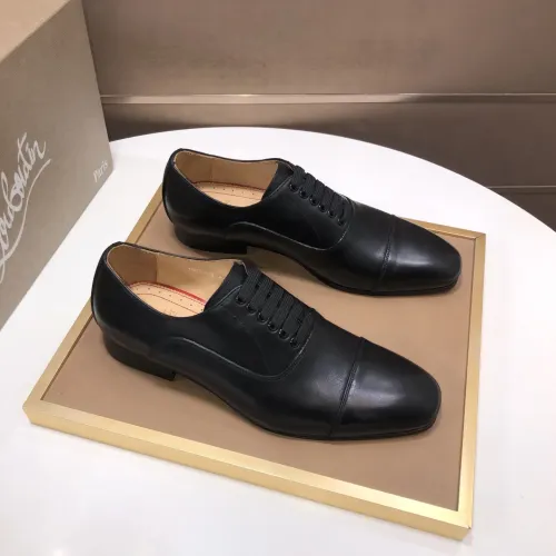 Replica Christian Louboutin Leather Shoes For Men #1416165 $112.00 USD for Wholesale
