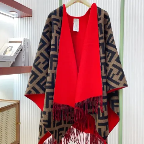 Wholesale Fendi Poncho #1416204 $132.00 USD, Wholesale Quality Replica Fendi Scarf