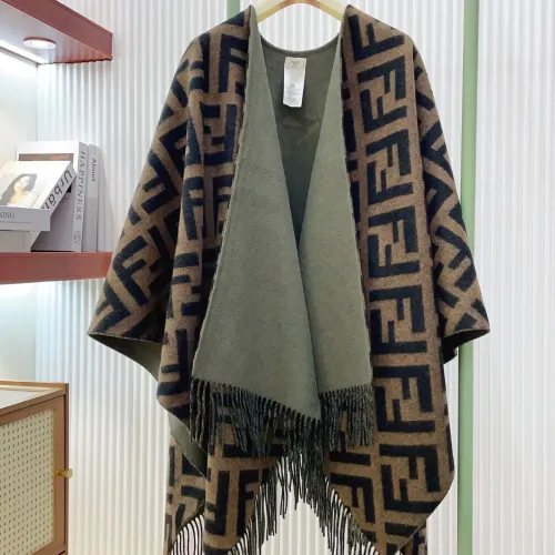 Wholesale Fendi Poncho #1416206 $132.00 USD, Wholesale Quality Replica Fendi Scarf