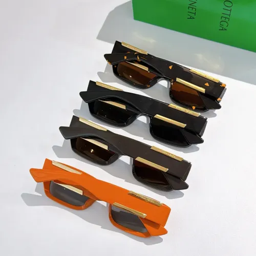 Replica Bottega Veneta AAA Quality Sunglasses #1416236 $60.00 USD for Wholesale