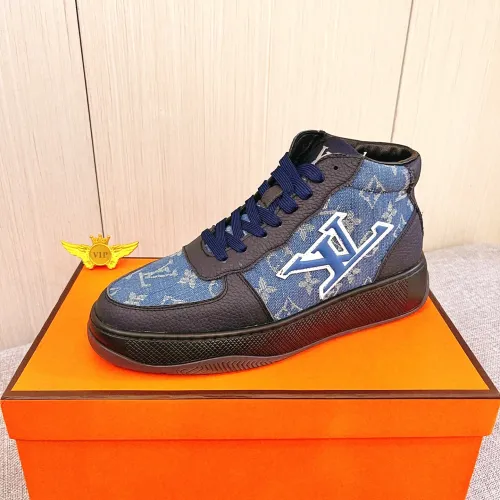 Replica Louis Vuitton High Tops Shoes For Men #1416282 $88.00 USD for Wholesale
