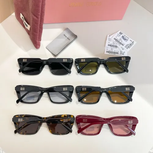 Replica MIU MIU AAA Quality Sunglasses #1416295 $60.00 USD for Wholesale