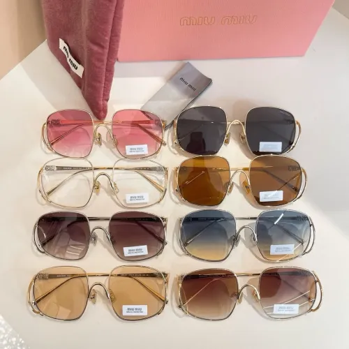 Replica MIU MIU AAA Quality Sunglasses #1416317 $64.00 USD for Wholesale
