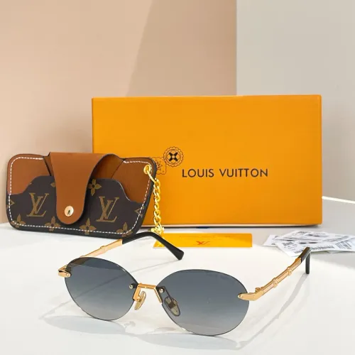 Wholesale Louis Vuitton AAA Quality Sunglasses #1416328 $60.00 USD, Wholesale Quality Replica Louis Vuitton AAA Quality Sunglasses