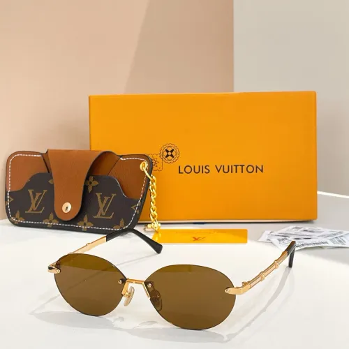 Wholesale Louis Vuitton AAA Quality Sunglasses #1416330 $60.00 USD, Wholesale Quality Replica Louis Vuitton AAA Quality Sunglasses