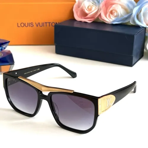 Wholesale Louis Vuitton AAA Quality Sunglasses #1416331 $60.00 USD, Wholesale Quality Replica Louis Vuitton AAA Quality Sunglasses