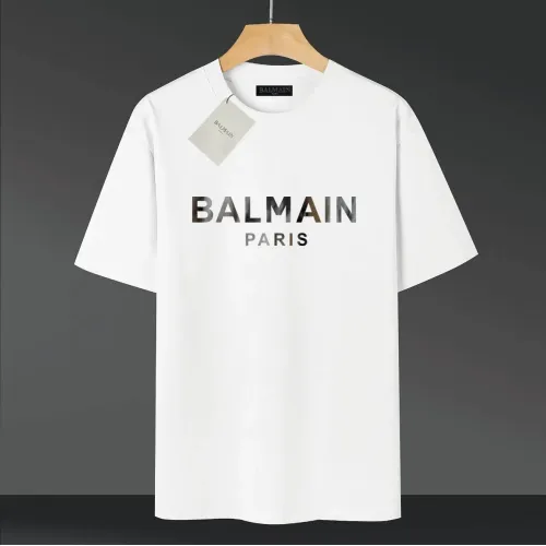 Wholesale Balmain T-Shirts Short Sleeved For Unisex #1416458 $39.00 USD, Wholesale Quality Replica Balmain T-Shirts