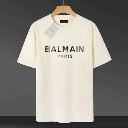 Wholesale Balmain T-Shirts Short Sleeved For Unisex #1416459 $39.00 USD, Wholesale Quality Replica Balmain T-Shirts